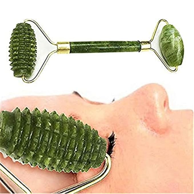 shenghang Emerald Facial Roller Massager Anti-Wrinkle and Relieve Edema Facial by shenghang