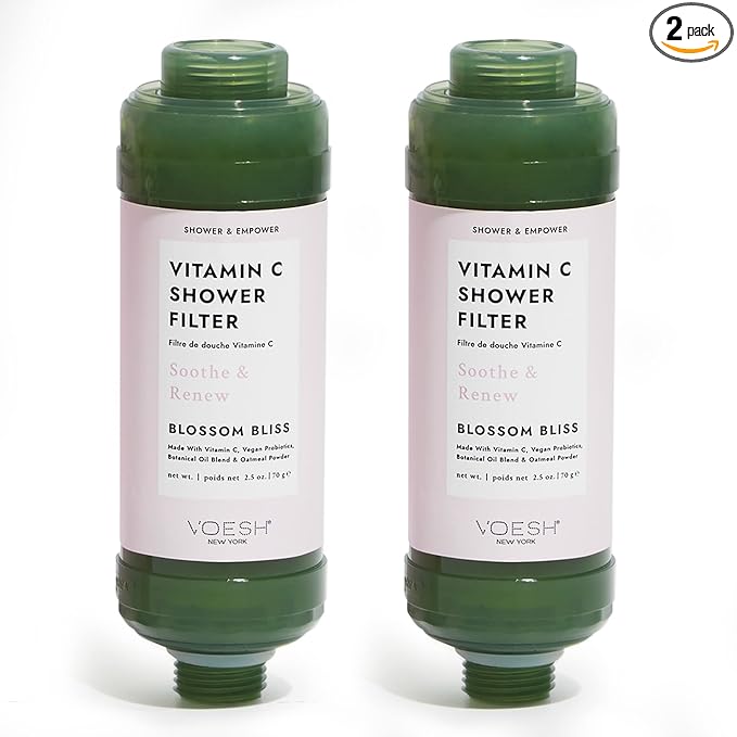 VOESH Vitamin C Shower Filter, Blossom Bliss, Shower Aromatherapy, Water by VOESHNewYork