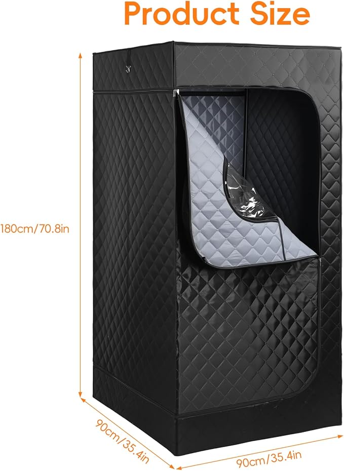 Sauna Box Portable Steam Sauna for Home Use, Infrared Sauna Tent - Image 5