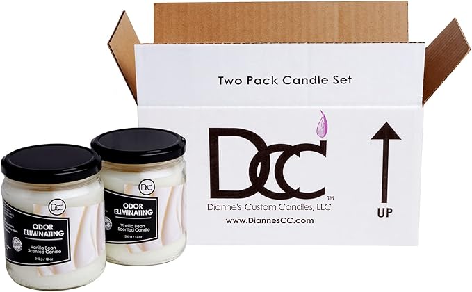 Vanilla Two Pack Odor Eliminating Highly Fragranced Candle - Image 4