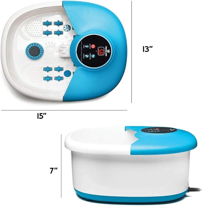 Medical king Foot Spa Massager - 5 in 1 Foot Bath Massager - Adjustable Heating - Image 6