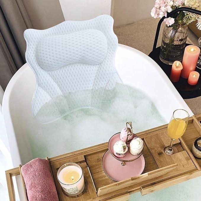 Bath Pillow, Ergonomic Bathtub Pillows - Image 2