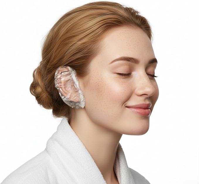 Disposable Ear Covers – 600 Pcs Soft Elastic Plastic Ear Caps by Unknown
