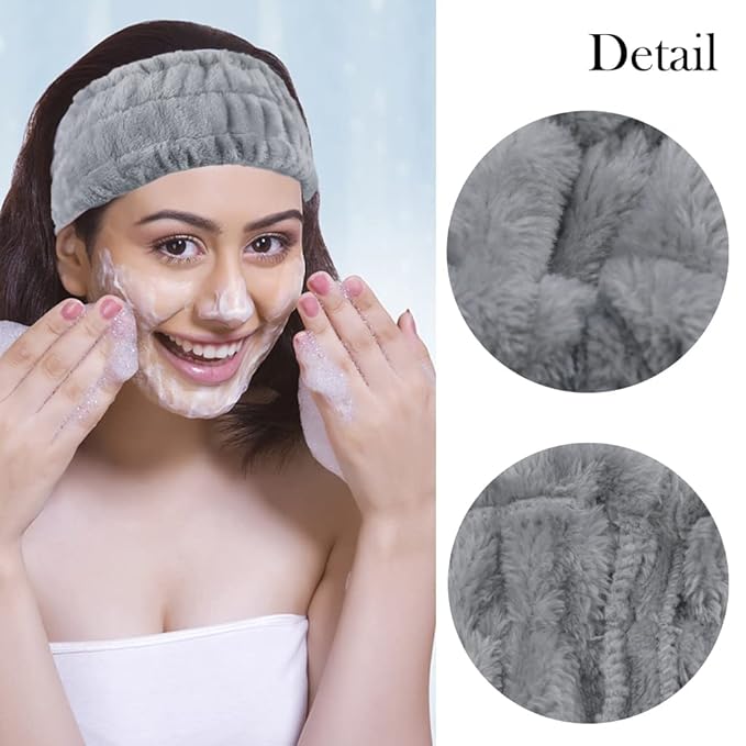 LAPOHI 3 Pack Microfiber Towel Headbands - Image 4