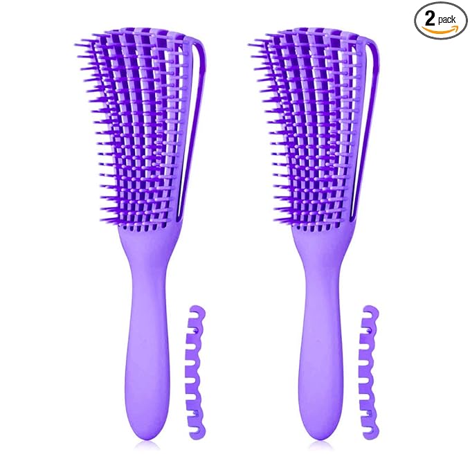 Hair Brush for Afro America/African Hair Textured 3a to 4c Kinky by Unknown
