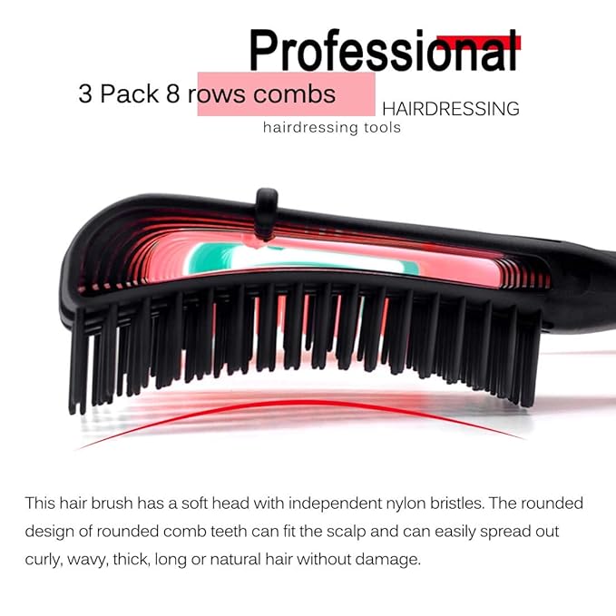 Detangling Brush for Afro America/African Hair Textured 3a to 4c, Knots - Image 4