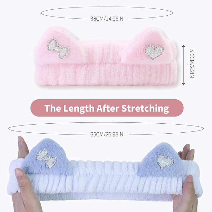 Kawaii Spa Headbands for Women Girls - Image 2
