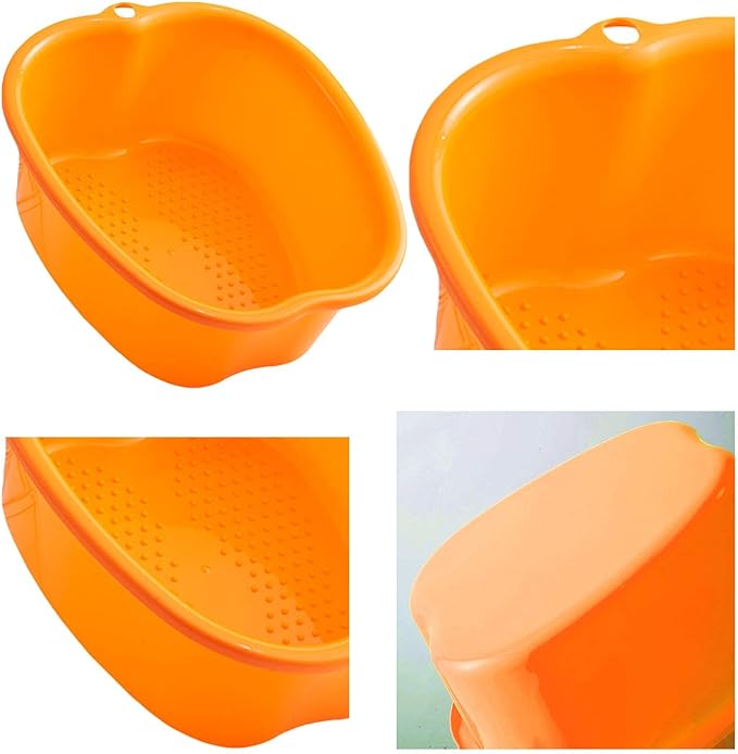 AXLOFO® Foot Soaking Bath Basin, Large Plastic Foot Soaking Tub, Feet Massage - Image 5