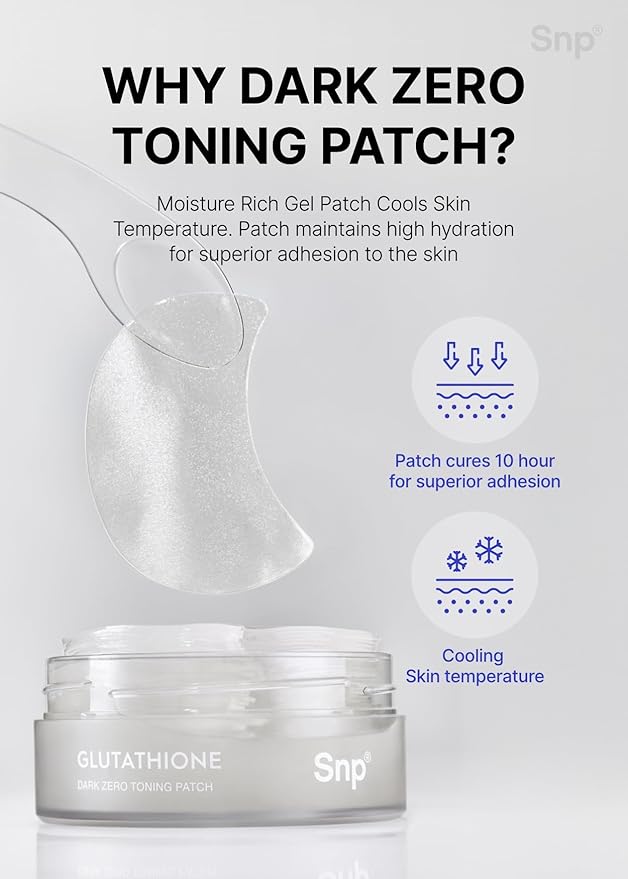 SNP 99% Glutathione + Niacinamide B3 Eye Patch | Nourishing Under Eye Patches - Image 7