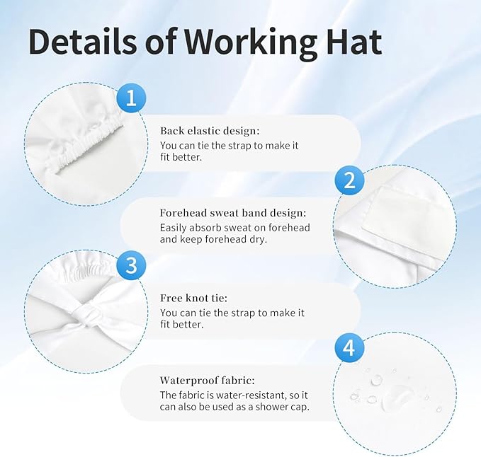 Adjustable Working Cap with Sweatband - Image 3