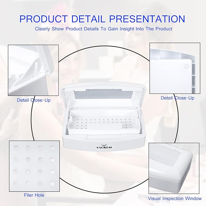 Plastic Sterilizing Tray-Sterilization Tray, Clean Sterilizer Box Storage - Image 6