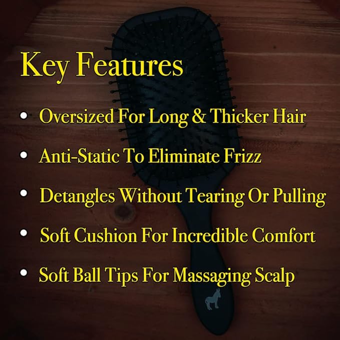 Pete & Pedro Paddle Detangle Hair Brush - Image 2