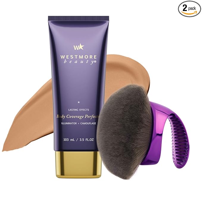 Westmore Beauty Body Coverage Perfector x Blend & Blur Body Brush Kabuki Brush by WestmoreBeauty