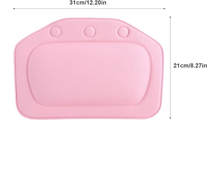Bath Pillow, Bathtub Head Neck Support, Soft Foam Padded Spa Tub Headrest Back - Image 2