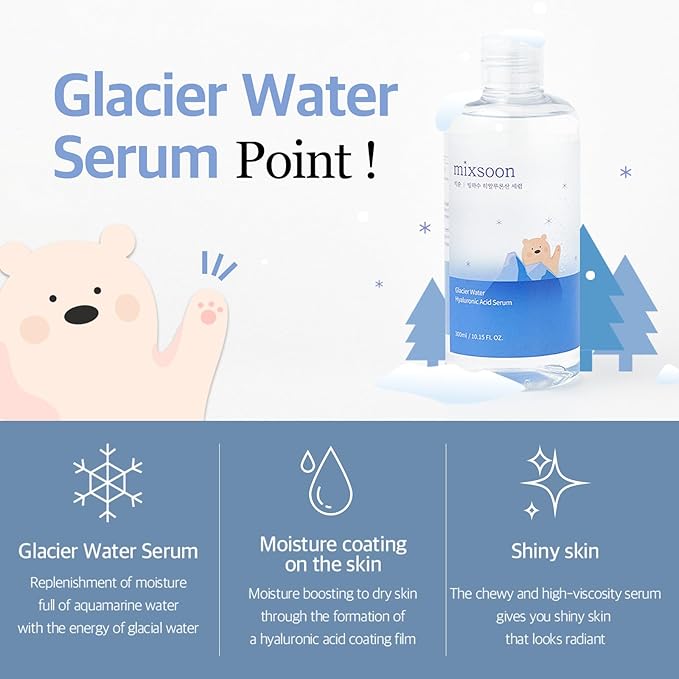 mixsoon Glacier Water Hyaluronic Acid Serum-Deep Hydration and Cooling - Image 3