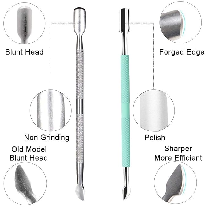 Ejiubas Cuticle Trimmer with Cuticle Pusher Cuticle Nipper Professional Grade - Image 3