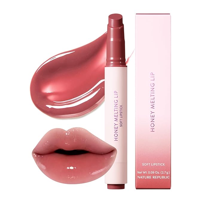Nature Republic HONEY MELTING LIP SOFT LIP STICK, Hydrating Gloss, Moisturizing by NATUREREPUBLIC