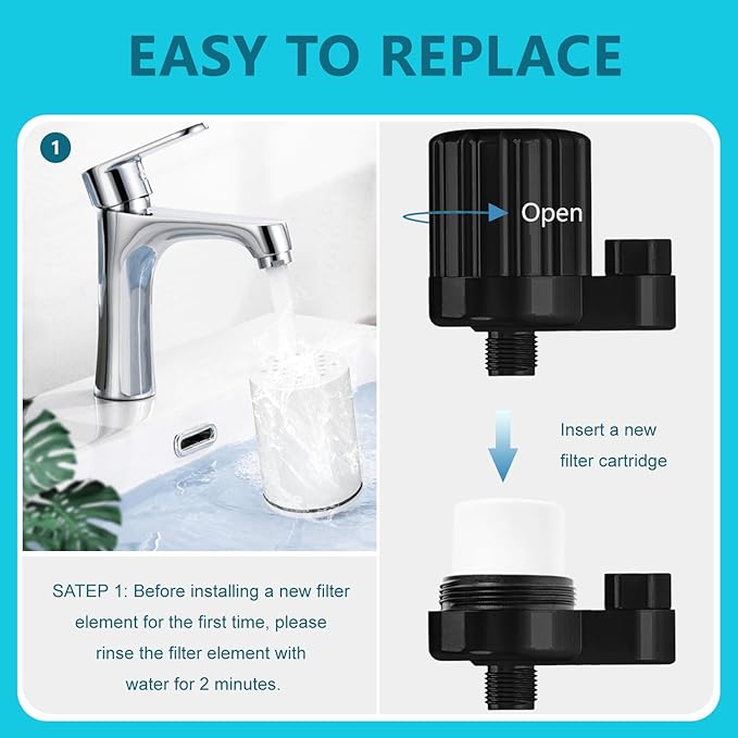 AWO 3 PACK Replacement Shower Filter Cartridge Compatible - Image 5