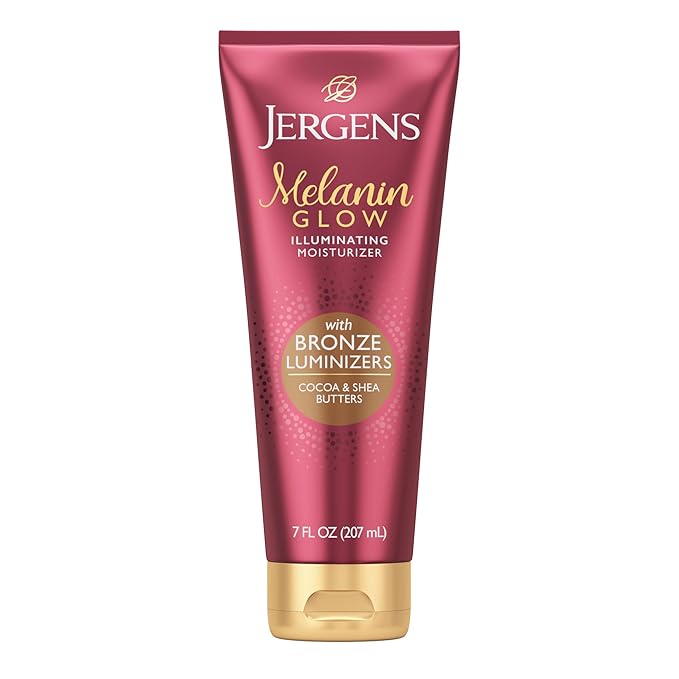 Jergens Hand and Body Lotion, Melanin Glow Illuminating Moisturizer, by Jergens