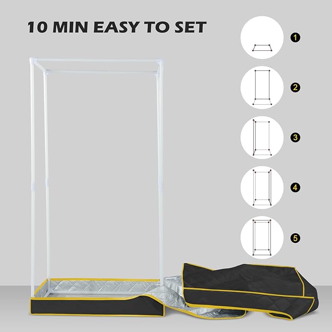 Portable Infrared Sauna, Full Size Far Infrared Sauna, One Person Sauna Tent - Image 7