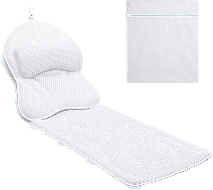 Luxury Spa Bath Pillow, Thick Full Body Cushion by AISEELY