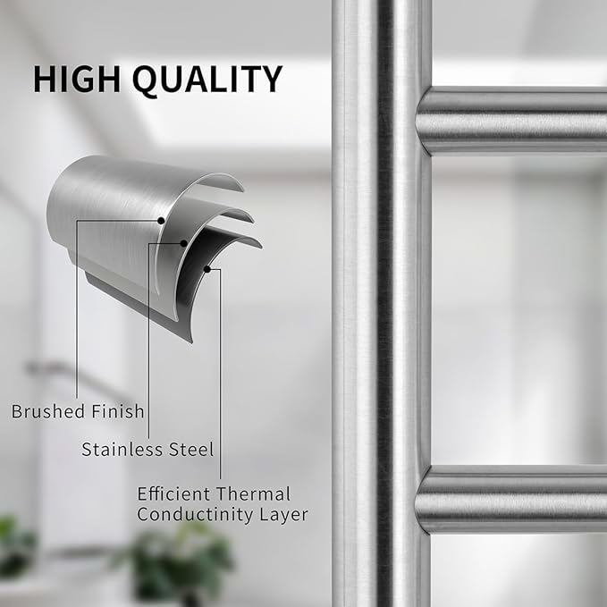 Wall Mounted Towel Warmer 8 Bars - Image 4