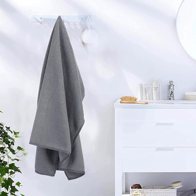 JML Microfiber Bath Towels, Bath Towel 2 Pack, Super Absorbent and Fast Drying - Image 8