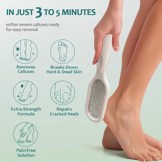 Gorgellux Callus Remover for Feet, Callus Remover Gel & Foot File Kit, Foot - Image 5
