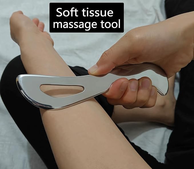 Muscle Scraper Stainless Steel IASTM Massage Tools Set, Gua Sha Scraping Tools - Image 7
