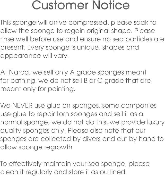 Naroa Soft Natural Shower Sponge | Gentle Sea Loofah - Image 7