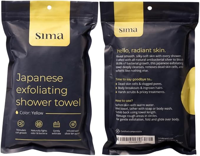 Exfoliating Washcloth Face & Body Scrub Towel - Image 4