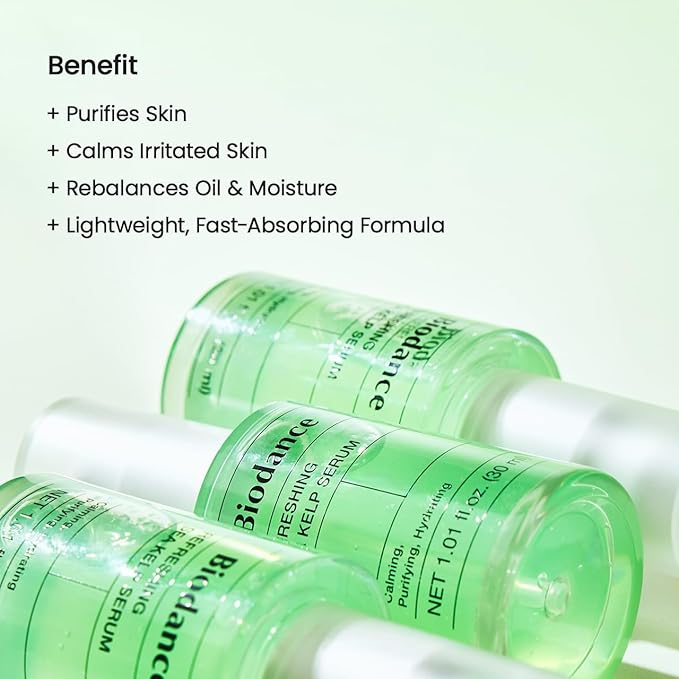 BIODANCE Refreshing Sea Kelp Serum, Oil & Sebum Control, Calming Serum - Image 4
