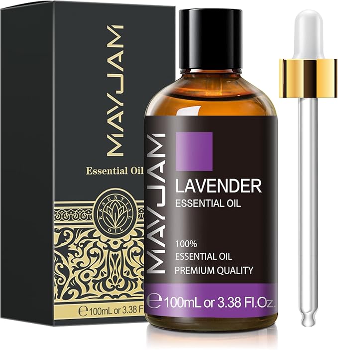 Lavender Essential Oil 100ML, MAYJAM Pure Essential Oils by MAYJAM
