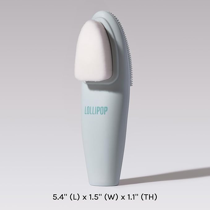 LOLLIPOP Dual-Sided Facial Cleansing Brush | Handle Size Silicone Face - Image 3