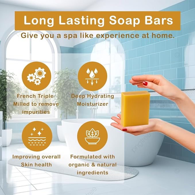 Simple Scents Australia Manuka Honey Scented Natural Soap Bars, 3.5oz - Image 4