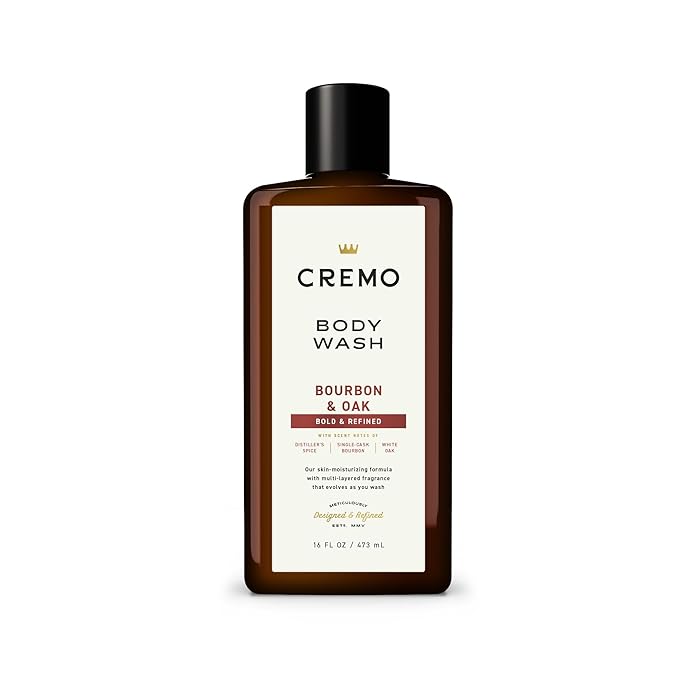 Cremo Body Wash for Men, Rich-Lathering Bourbon & Oak, 16 Fl Oz by CremoCompany