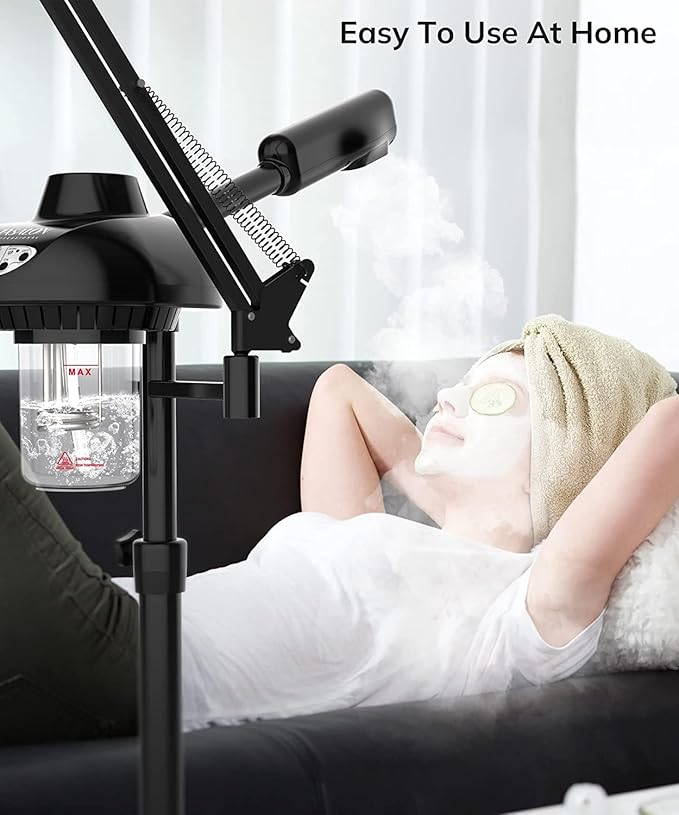 TASALON 2-in-1 Professional Facial Steamer, Hot Ozone Face Steamer - Image 6