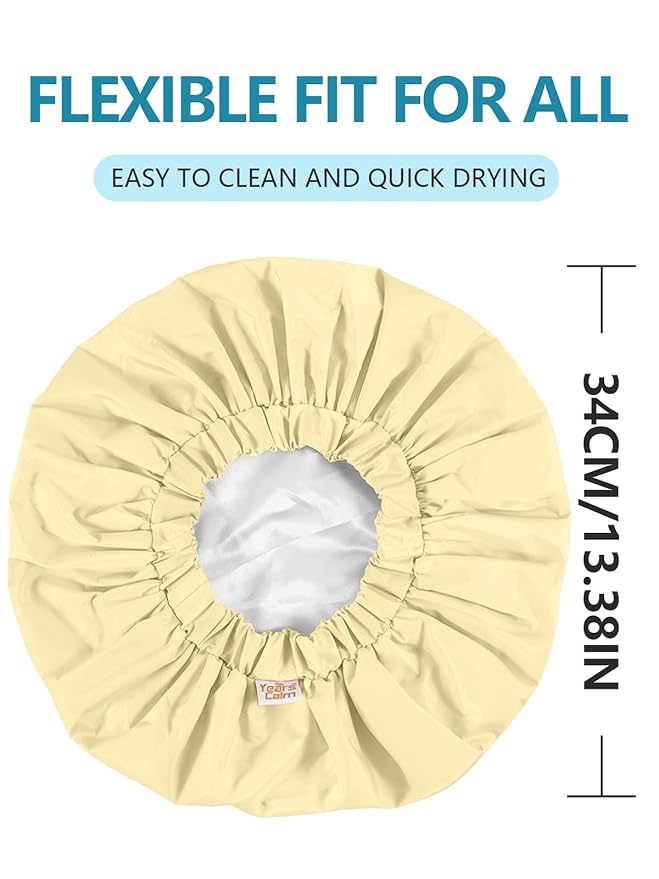 Years calm Reusable Waterproof Shower Caps - Image 5