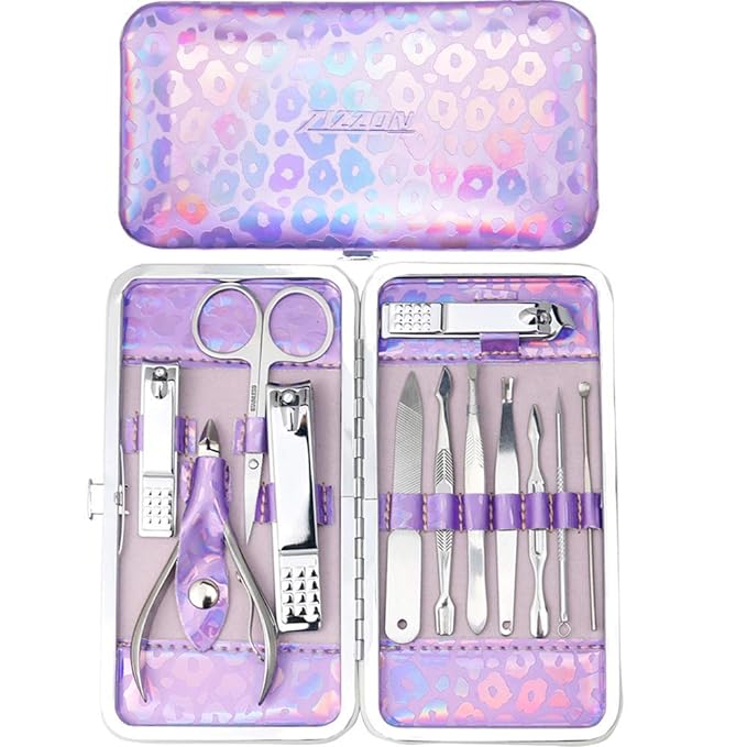 ZIZZON Nail Clippers Kit Manicure Pedicure Set by ZIZZON