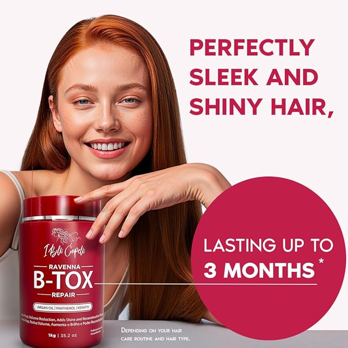 I Belli Capelli Ravenna B-tox Hair Smoothing Treatment - Image 4