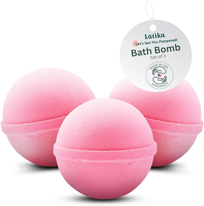Latika Pink Classic Bath Bomb Princess by LatikaBeauty