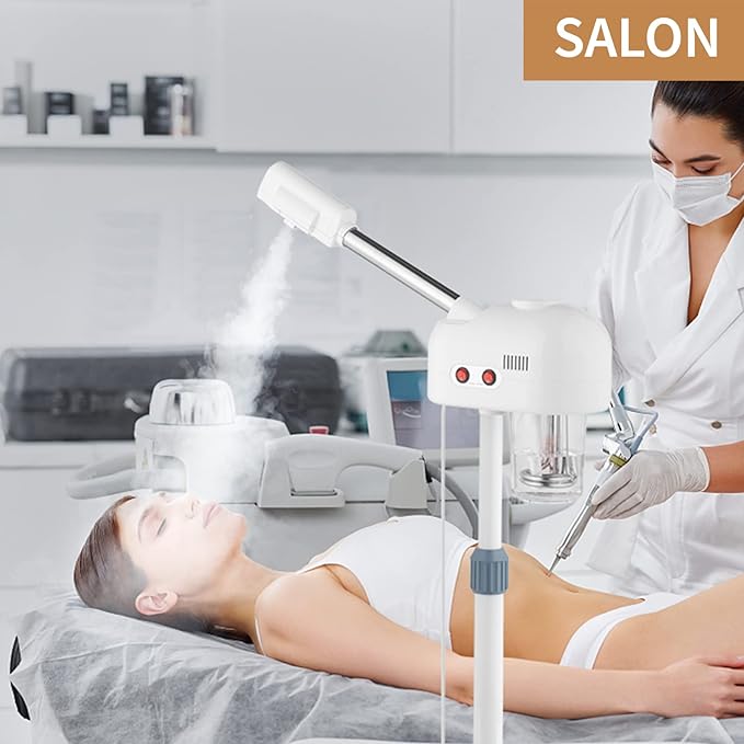2 in 1 Facial Steamer with 3X Magnification Light, Deep Cleaning - Image 6