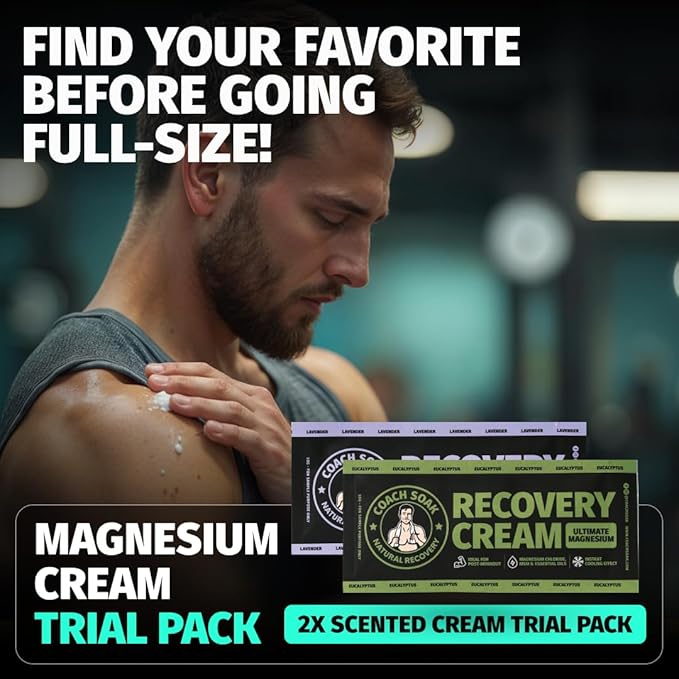 Coach Soak Magnesium Lotion Trial Absorbing Magnesium Chloride & MSM Cream - Image 2