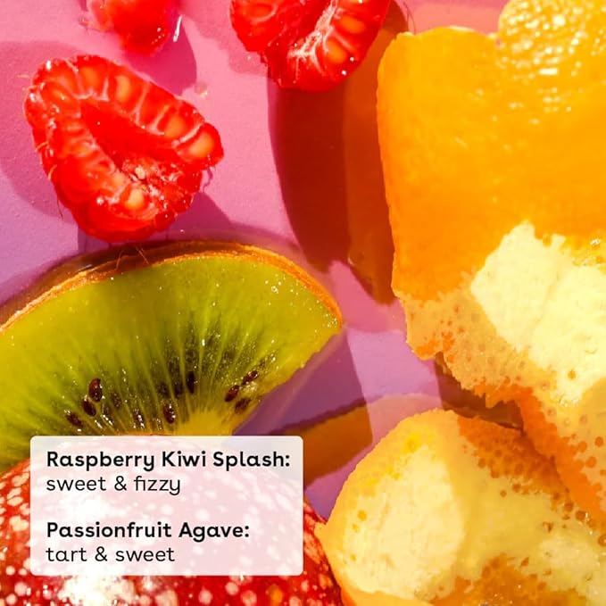 eos 100% Natural Lip Balm, Raspberry Kiwi Splash & Passionfruit Agave, All-Day - Image 2
