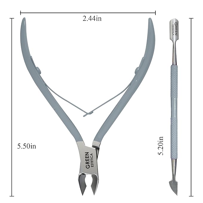Professional Cuticle Trimmer Nail Cuticle Cutter Stainless Steel Cuticle Nippers - Image 2