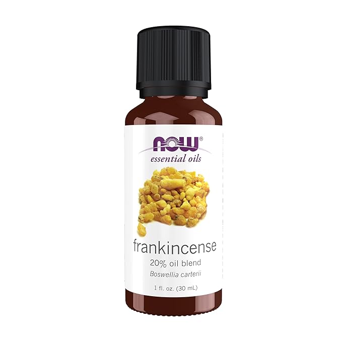 NOW Essential Oils, Frankincense Oil Blend, 20% Blend of Pure Frankincense Oil by NOW