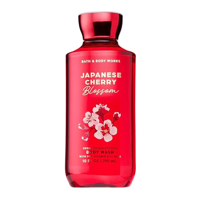 Bath & Body Works Japanese Cherry Blossom Body Wash, Nourishing Cleanser by BathBodyWorks