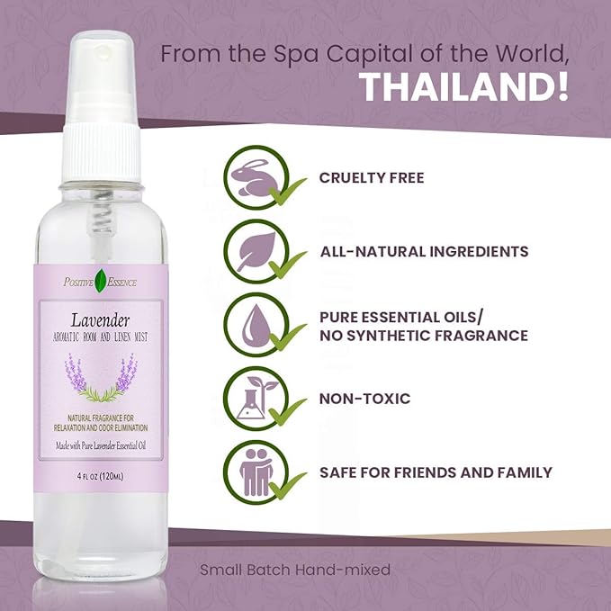 Lavender Room and Pillow Spray, Natural Aromatherapy Sleep Spray - Image 8