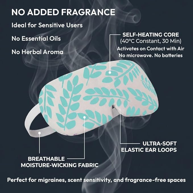 Steam Eye Mask - 16 Pack Self-Heating Warm Compress - Image 3
