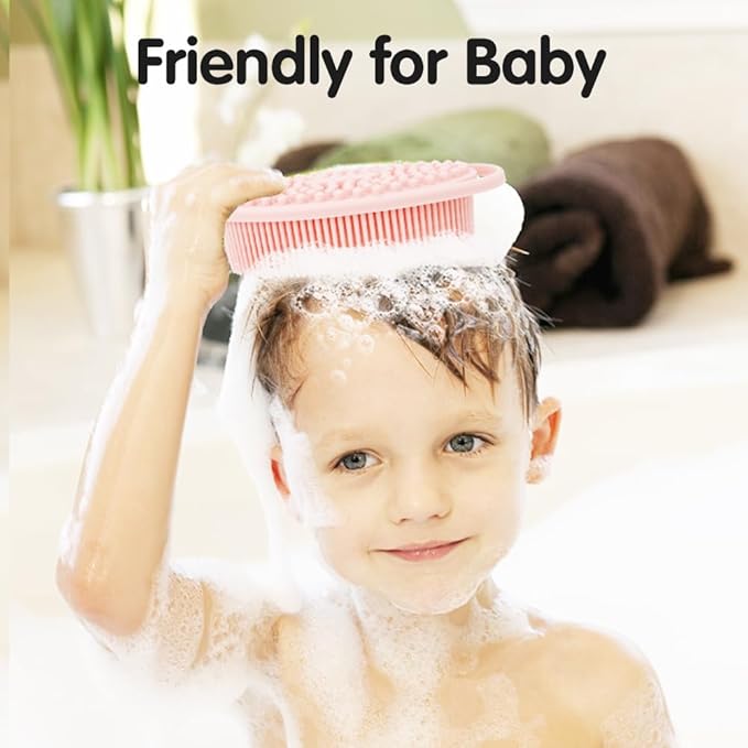 3 Pack Silicone Body Scrubber, Silicone Loofah Exfoliating Soft Body Scrubber - Image 4
